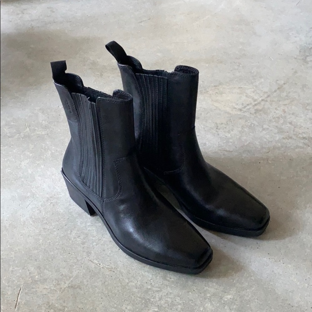 Vagabond Simone Black Leather Boots